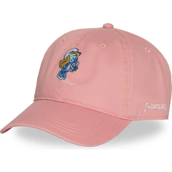 Cappellino curvo rosa regolabile Puffetta SMU2 FETB I Puffi di Capslab
