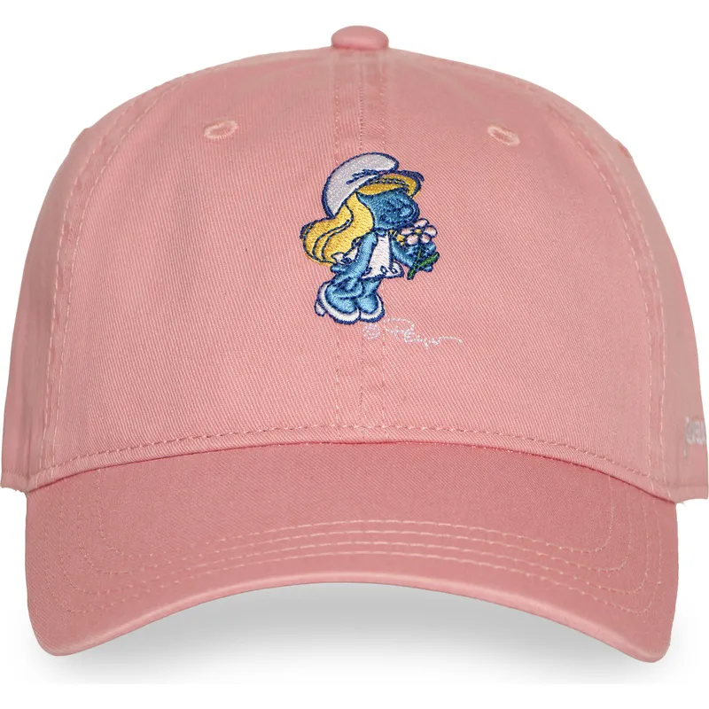 gorra-curva-rosa-ajustable-pitufina-smu2-fetb-los-pitufos-de-capslab