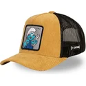 petten-gebogen-bruin-snapback-klussmurfje-de-smurfen-van-capslab