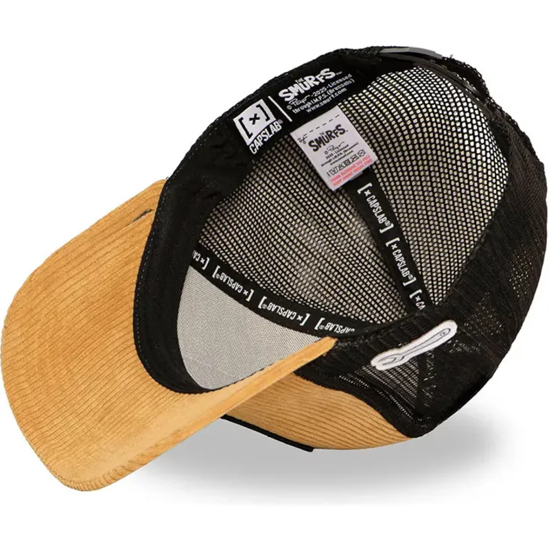 petten-gebogen-bruin-snapback-klussmurfje-de-smurfen-van-capslab