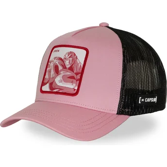 Petten gebogen roze snapback DBS8 JIRB Jiren Dragon Ball van Capslab