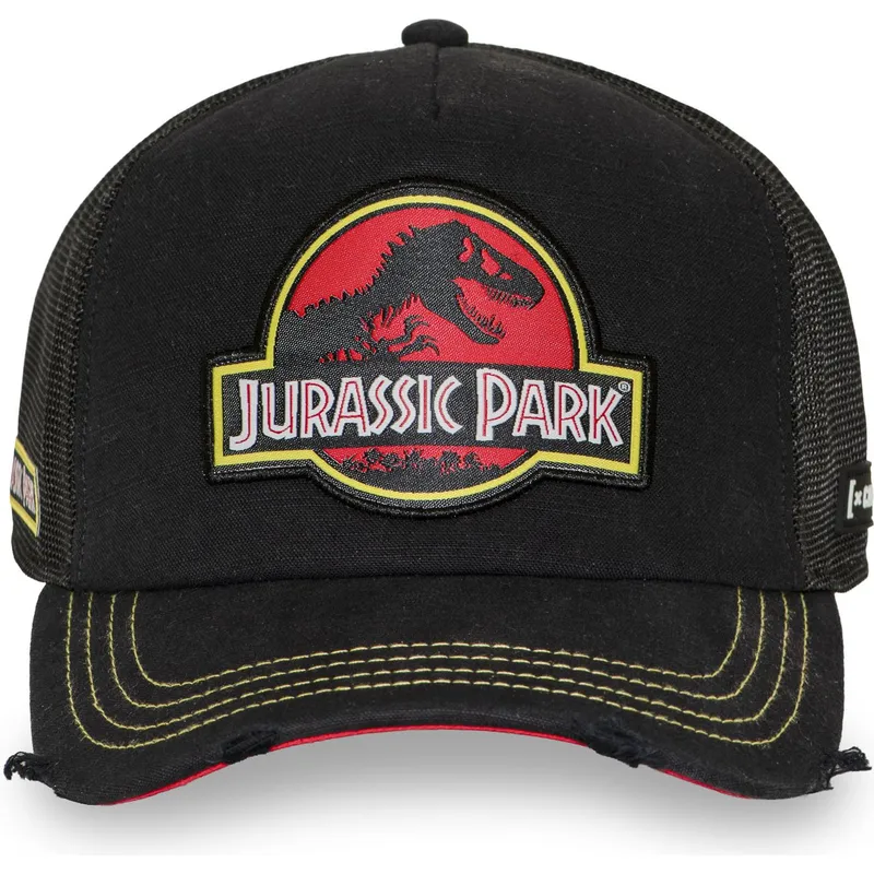 cappellino-trucker-nero-jur1-logb-jurassic-park-di-capslab