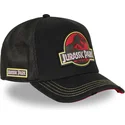 petten-gebogen-zwart-snapback-jurassic-park-van-capslab
