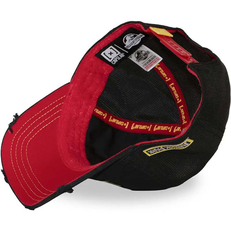 petten-gebogen-zwart-snapback-jurassic-park-van-capslab