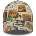 mehrfarbige-verstellbare-gebogene-kappe-fur-kinder-9forty-location-all-over-print-von-new-era