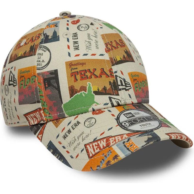 petten-gebogen-multicolor-verstelbare-band-voor-kinderen-9forty-van-new-era