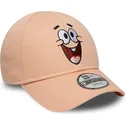 petten-gebogen-roze-verstelbare-band-voor-kinderen-9forty-face-van-patricio-estrella-bob-esponja-van-new-era