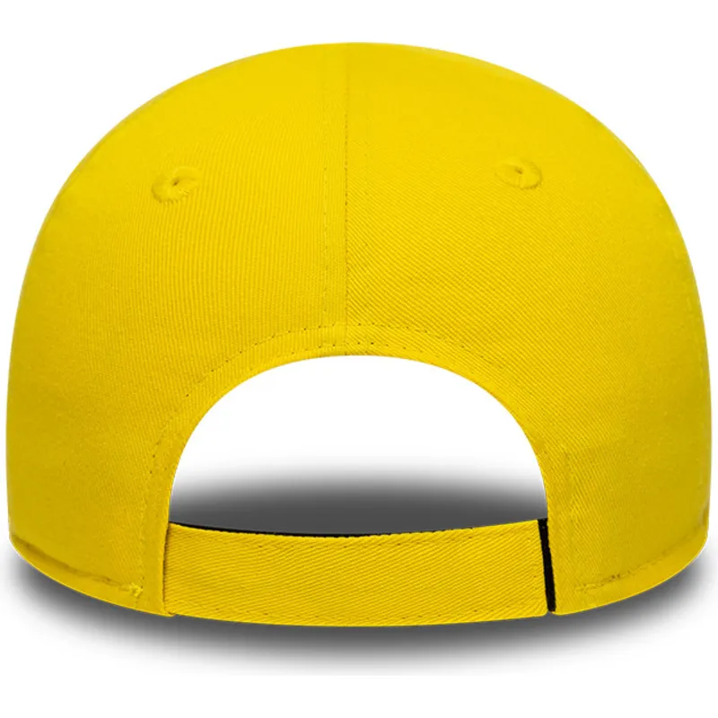 petten-gebogen-geel-verstelbaar-voor-kinderen-9forty-face-van-spongebob-van-new-era