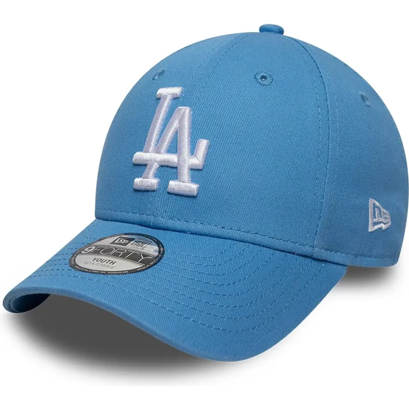 petten-gebogen-blauw-verstelbaar-voor-kinderen-9forty-essential-van-los-angeles-dodgers-mlb-van-new-era petten-gebogen-blauw-verstelbaar-voor-kinderen-9forty-essential-van-los-angeles-dodgers-mlb-van-new-era