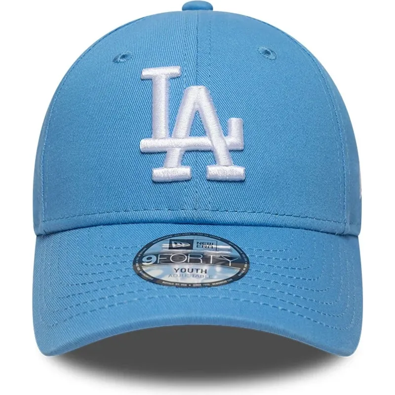 petten-gebogen-blauw-verstelbaar-voor-kinderen-9forty-essential-van-los-angeles-dodgers-mlb-van-new-era petten-gebogen-blauw-verstelbaar-voor-kinderen-9forty-essential-van-los-angeles-dodgers-mlb-van-new-era