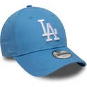 petten-gebogen-blauw-verstelbaar-voor-kinderen-9forty-essential-van-los-angeles-dodgers-mlb-van-new-era