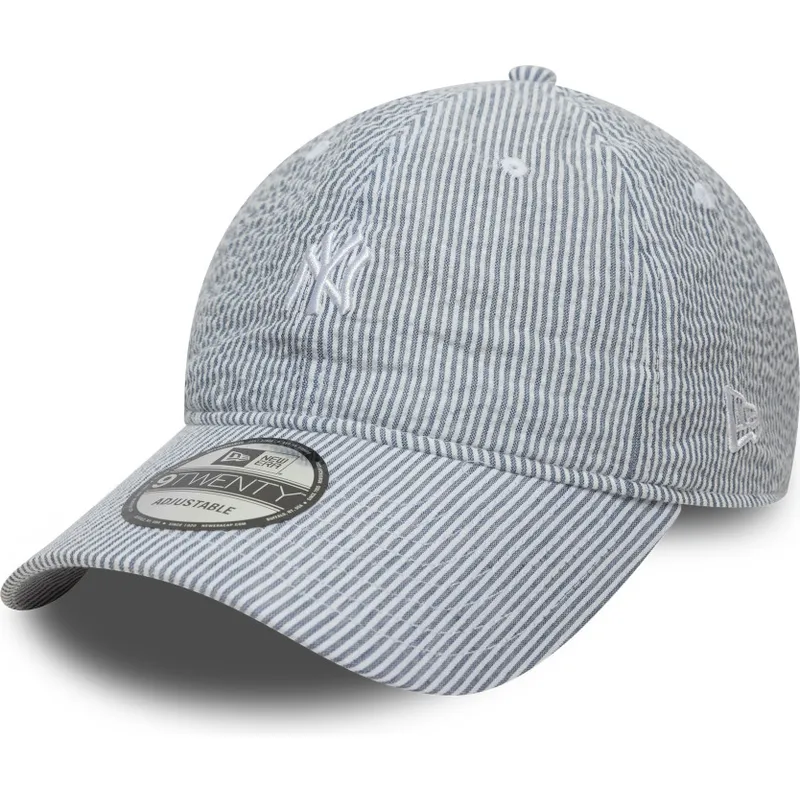 gorra-curva-azul-marino-ajustable-9twenty-seersucker-de-new-york-yankees-mlb-de-new-era