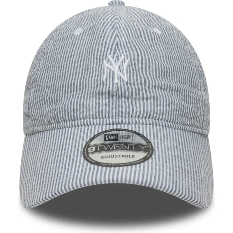 gorra-curva-azul-marino-ajustable-9twenty-seersucker-de-new-york-yankees-mlb-de-new-era