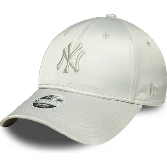 Petten gebogen groen verstelbaar 9FORTY Bow Back Satin van New York Yankees MLB van New Era