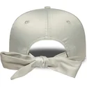 petten-gebogen-groen-verstelbaar-9forty-bow-back-satin-van-new-york-yankees-mlb-van-new-era