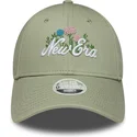 gorra-curva-verde-ajustable-para-mujer-9forty-beaded-de-new-era