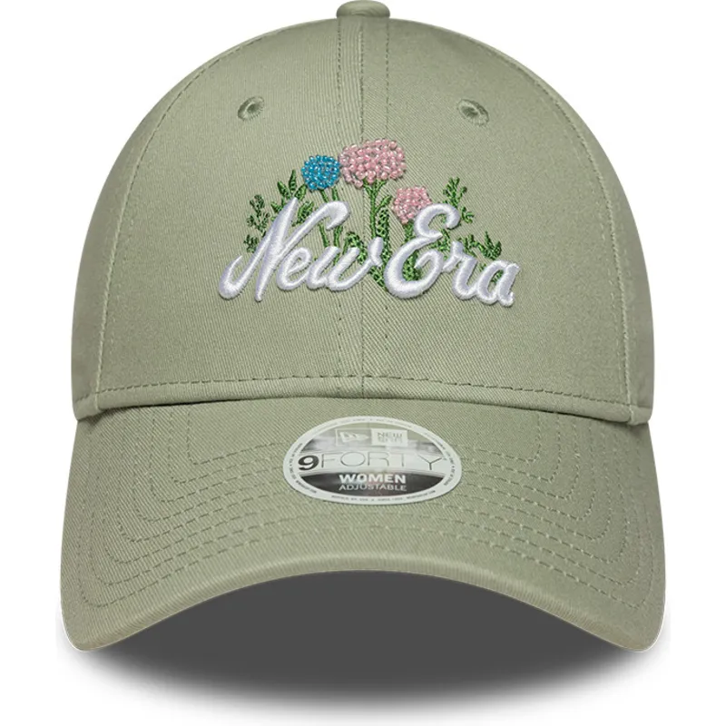 gorra-curva-verde-ajustable-para-mujer-9forty-beaded-de-new-era