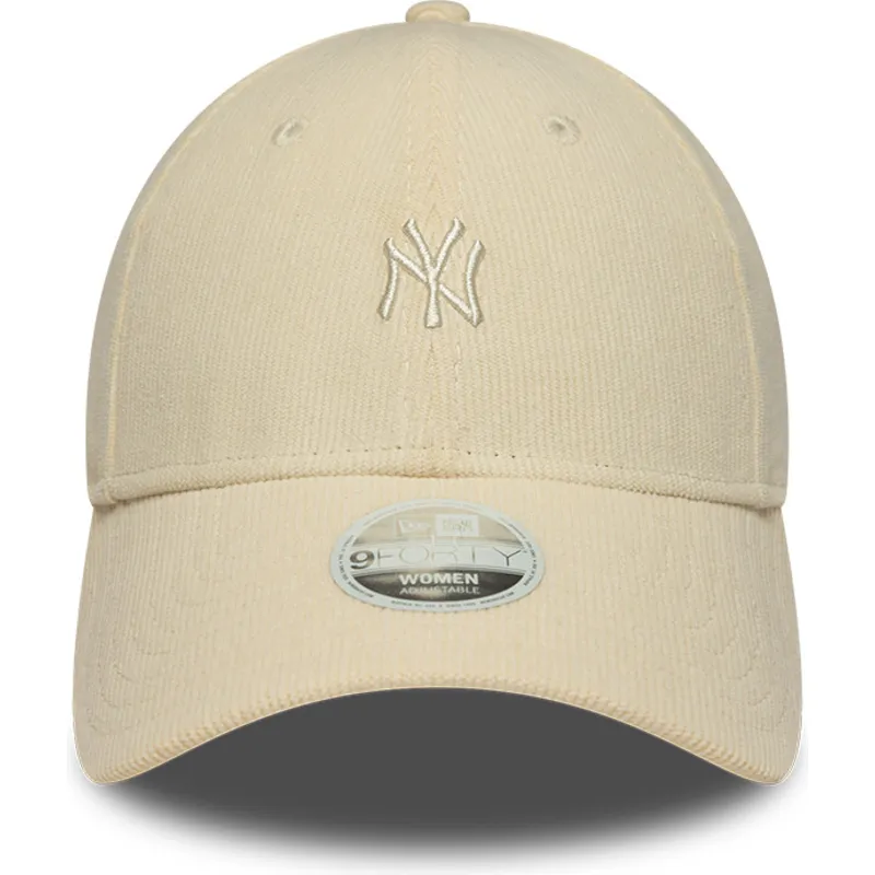 petten-gebogen-beige-verstelbaar-9forty-mini-cord-van-new-york-yankees-mlb-van-new-era petten-gebogen-beige-verstelbaar-9forty-mini-cord-van-new-york-yankees-mlb-van-new-era