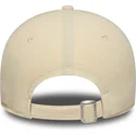 petten-gebogen-beige-verstelbaar-9forty-mini-cord-van-new-york-yankees-mlb-van-new-era