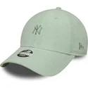 petten-gebogen-groen-verstelbare-band-9forty-mini-cord-van-new-york-yankees-mlb-van-new-era