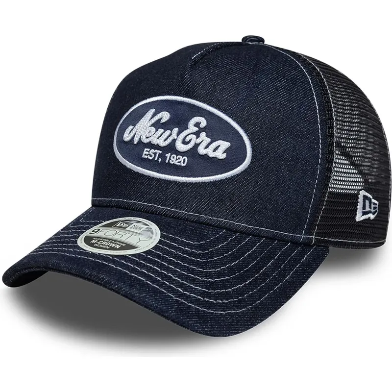 petten-gebogen-marineblauw-snapback-9forty-m-crown-van-new-era