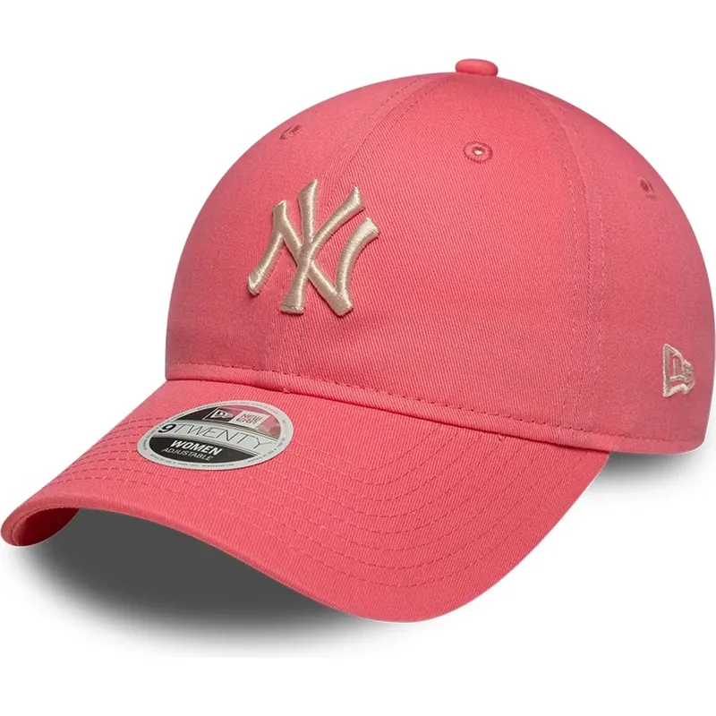 petten-gebogen-roze-verstelbare-band-9twenty-league-essential-midi-van-new-york-yankees-mlb-van-new-era petten-gebogen-roze-verstelbare-band-9twenty-league-essential-midi-van-new-york-yankees-mlb-van-new-era
