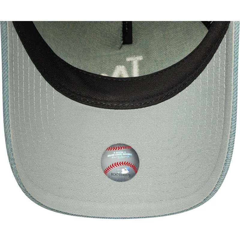 petten-gebogen-blauw-verstelbare-band-9twenty-a-frame-denim-van-los-angeles-dodgers-mlb-van-new-era