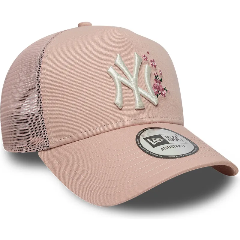 petten-gebogen-roze-snapback-9forty-a-frame-floral-van-new-york-yankees-mlb-van-new-era petten-gebogen-roze-snapback-9forty-a-frame-floral-van-new-york-yankees-mlb-van-new-era