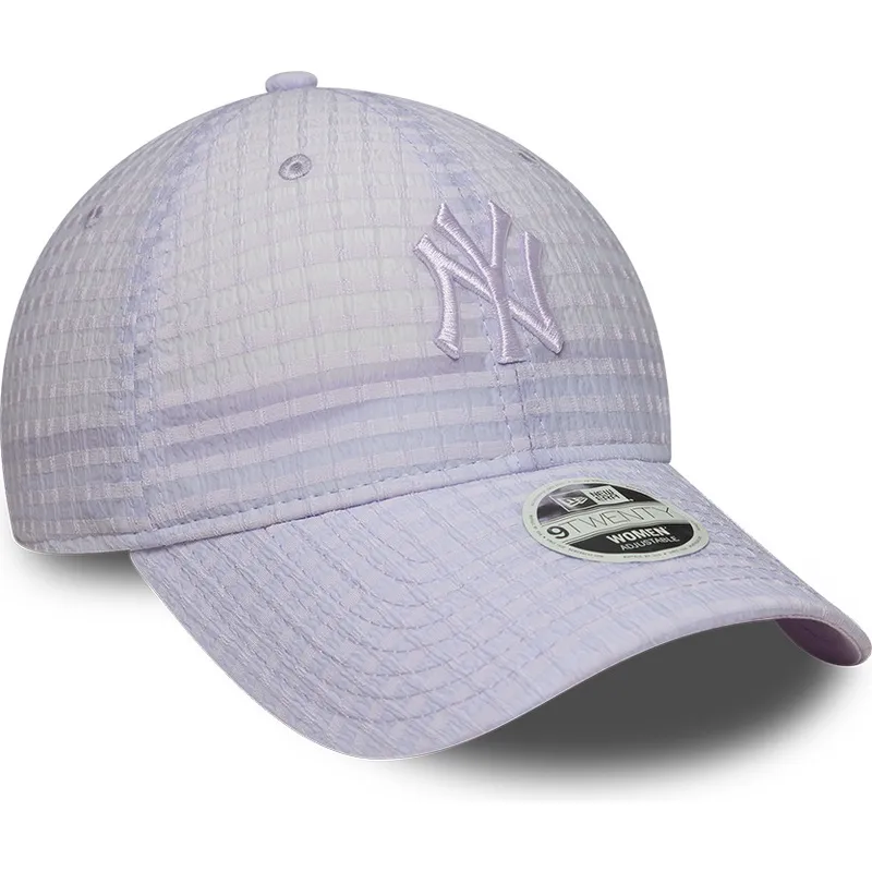 petten-gebogen-violet-verstelbare-band-9twenty-seersucker-van-new-york-yankees-mlb-van-new-era petten-gebogen-violet-verstelbare-band-9twenty-seersucker-van-new-york-yankees-mlb-van-new-era