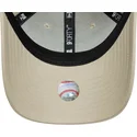 cappellino-curvo-beige-regolabile-con-logo-verde-da-donna-9forty-league-essential-dei-los-angeles-dodgers-mlb-di-new-era