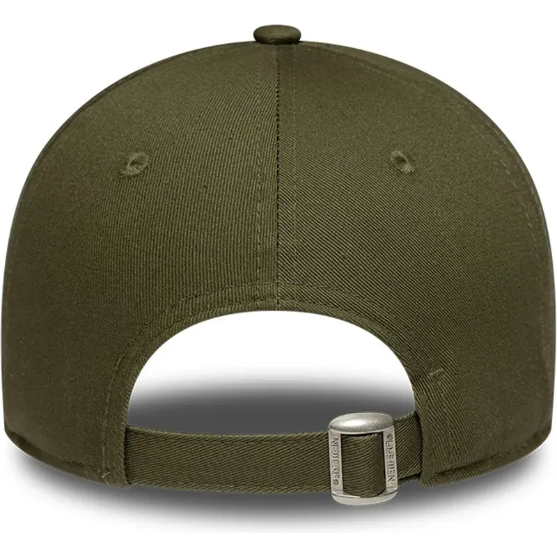 petten-gebogen-groen-verstelbaar-9forty-metallic-van-los-angeles-dodgers-mlb-van-new-era