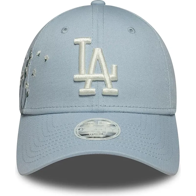cappellino-curvo-blu-regolabile-da-donna-9forty-floral-icon-dei-los-angeles-dodgers-mlb-di-new-era