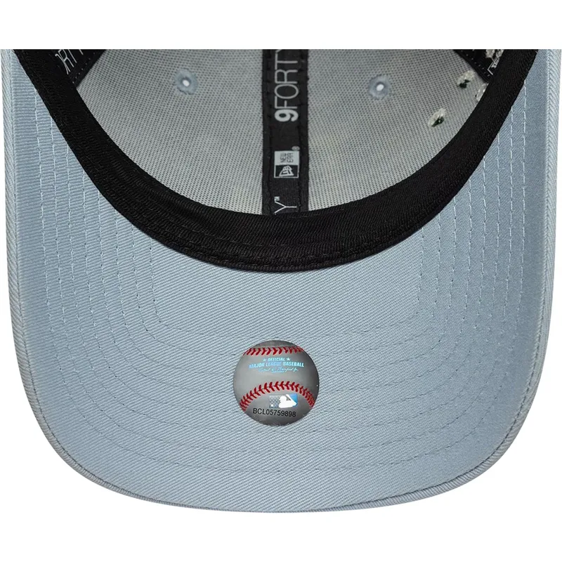 new-era-curved-brim-women-9forty-floral-icon-los-angeles-dodgers-mlb-blue-adjustable-cap