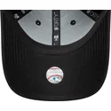 schwarze-verstellbare-curved-cap-fur-damen-9forty-floral-infill-der-los-angeles-dodgers-mlb-von-new-era
