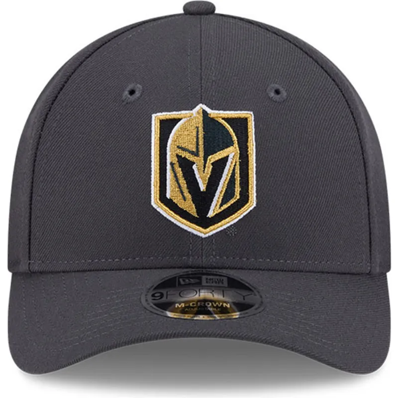 new-era-curved-brim-9forty-m-crown-vegas-golden-knights-nhl-grey-snapback-cap