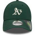 petten-gebogen-groen-verstelbare-band-9forty-recycled-midi-van-oakland-athletics-mlb-van-new-era