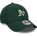 petten-gebogen-groen-verstelbare-band-9forty-recycled-midi-van-oakland-athletics-mlb-van-new-era