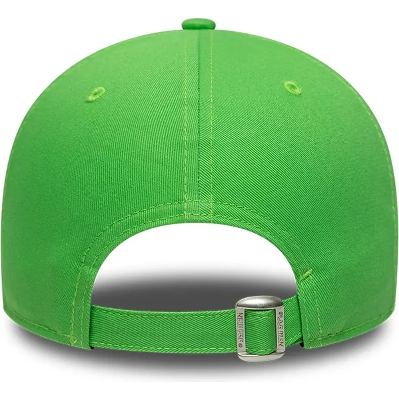 petten-gebogen-groen-verstelbaar-9forty-league-essential-van-los-angeles-dodgers-mlb-van-new-era