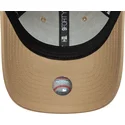 petten-gebogen-bruin-verstelbare-band-9forty-tonal-icon-van-los-angeles-dodgers-mlb-van-new-era