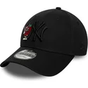 cappellino-con-visiera-curva-nero-regolabile-con-logo-nero-9forty-tonal-icon-di-new-york-yankees-mlb-di-new-era