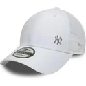 gorra-trucker-blanca-ajustable-9forty-flawless-de-new-york-yankees-mlb-de-new-era