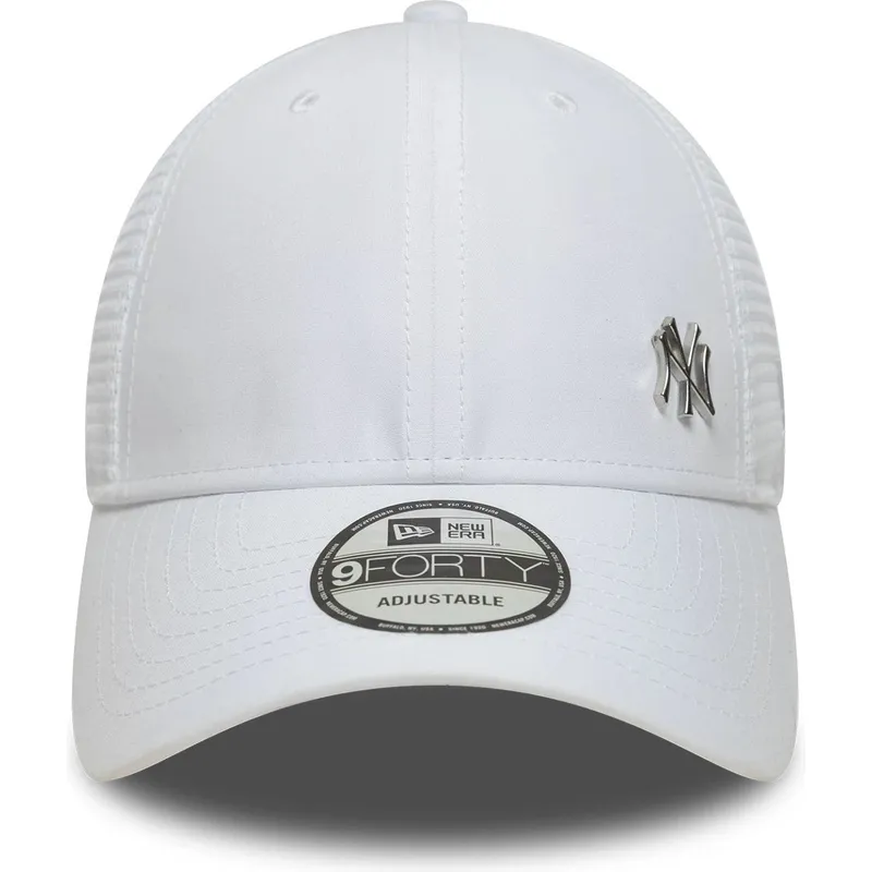 petten-gebogen-wit-verstelbare-band-9forty-flawless-van-new-york-yankees-mlb-van-new-era