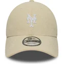 petten-gebogen-beige-verstelbare-band-9forty-soft-cord-van-new-york-mets-mlb-van-new-era