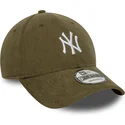 petten-gebogen-groen-verstelbare-band-9forty-soft-cord-van-new-york-yankees-mlb-van-new-era