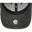cappellino-curvo-nero-regolabile-9forty-acid-wash-denim-di-new-york-yankees-mlb-di-new-era