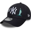 petten-gebogen-marineblauw-verstelbare-band-9forty-city-icon-van-new-york-yankees-mlb-van-new-era
