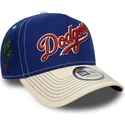 petten-gebogen-blauw-snapback-e-frame-city-icon-van-los-angeles-dodgers-mlb-van-new-era