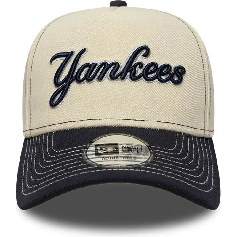 petten-gebogen-beige-snapback-e-frame-city-icon-van-new-york-yankees-mlb-van-new-era