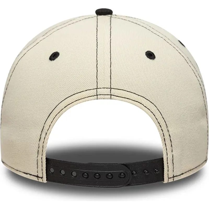 petten-gebogen-beige-snapback-e-frame-city-icon-van-los-angeles-lakers-nba-van-new-era