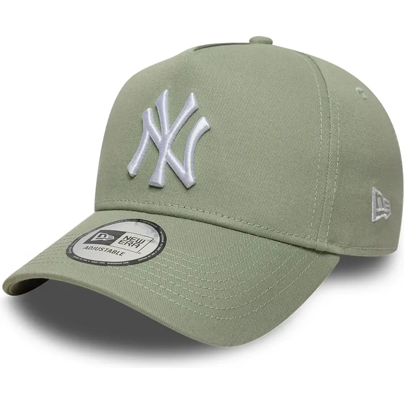 petten-gebogen-groen-snapback-e-frame-league-essential-van-new-york-yankees-mlb-van-new-era